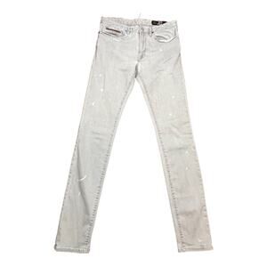 AX Armani Exchange J22 supper skinny tapered denim jeans sz 28 Distressed